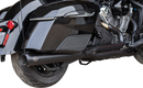 S&S CYCLE 2-into-1 Qualifier Exhaust System - Guardian Black - Race Only - Indian with PowerPlus 550-1131