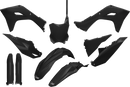 UFO Body Kit - Black - Kawasaki - KX '24-'26 KAKIT231F@001