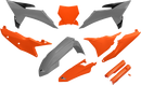 UFO Body Kit - Gray/Orange - KTM - SX '25 KTKIT532F@555