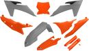 UFO Body Kit - Gray/Orange - KTM - SX '23-'24 KTKIT529F@555