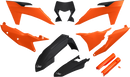 UFO Body Kit - Orange/Black - KTM - EX '24-'25 KTKIT530F@333