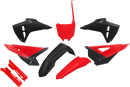 UFO Body Kit - Black/Red - Honda - CRF '25-'26 HOKIT127F@111