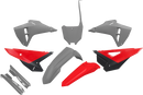 UFO Body Kit - Gray/Red/Black - Honda - CRF HOKIT127F@555