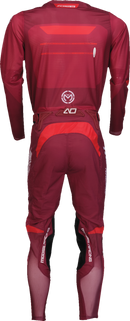 MOOSE OFFROAD Alpha One Pants - Burgundy/White - US 28 2901-12028