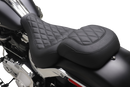 MUSTANG Wide Tripper™ Solo Seat - no Backrest - Diamond - Black Stitch - FXBR '23-'25 85033