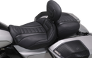 MUSTANG Deluxe Passenger Seat - Wide - Gunmetal Stitch - FLT/FLH '23-'25 88420GM