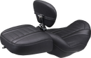 MUSTANG Deluxe Passenger Seat - Wide - Gunmetal Stitch - FLT/FLH '23-'25 88420GM