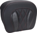 MUSTANG Chopped Tour-Pak® Pad - Dark Cherry Stitching - FLH/FLT '23-'25 88440DC