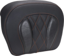 MUSTANG Chopped Tour-Pak® Pad - Mandarin Orange Stitching - FLH/FLT '23-'25 88440MO