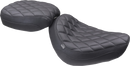 MUSTANG Tripper™ Passenger Seat - Diamond - Black Stitch - Honda Rebel '17-'25 84005