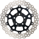 PERFORMANCE MACHINE (PM) Disc Carr Dominator 320 mm x .20 FF Front Brake Rotor - Black Anodized, Part Number 0133-2606S-B