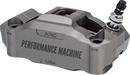 Performance Machine (PM) Front Right Radial Mount Caliper 0052-2426-GYC in Gunmetal Gray