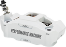 Performance Machine (PM) Radial Mount Front Left Caliper - White 0052-2427-WC