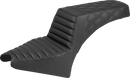 SADDLEMEN Step-Up Seat - Front Tuck-n-Roll/Rear Lattice Stitch - Black - Indian Scout '25 I25-33-176