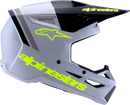 ALPINESTARS SM3 Helmet - Radium - Matte Gray/Black/Yellow Fluo - Large 8300826-9510-L