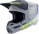 ALPINESTARS SM3 Helmet - Radium - Matte Gray/Black/Yellow Fluo - 2XL 8300826-9510-XXL