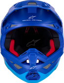 ALPINESTARS Supertech M10 Helmet - Flood - MIPS® - Blue/Black Carbon - Large 8301023-7282-L