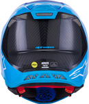 ALPINESTARS Supertech M10 Helmet - Flood - MIPS® - Blue/Black Carbon - Large 8301023-7282-L