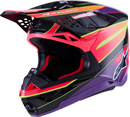 ALPINESTARS Supertech M10 Helmet - MIPS® - Era - Gloss Pink/Violet/Yellow Fluo - 2XL 8301223-3145-XXL