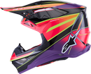ALPINESTARS Supertech M10 Helmet - MIPS® - Era - Gloss Pink/Violet/Yellow Fluo - Medium 8301223-3145-M