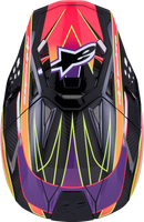 ALPINESTARS Supertech M10 Helmet - MIPS® - Era - Gloss Pink/Violet/Yellow Fluo - Medium 8301223-3145-M