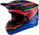 ALPINESTARS Supertech M10 Helmet - MIPS® - Era - Gloss Blue/Red/Yellow Fluo - Medium 8301223-7356-M