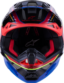 ALPINESTARS Supertech M10 Helmet - MIPS® - Era - Gloss Blue/Red/Yellow Fluo - 2XL 8301223-7356-XXL