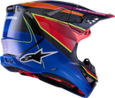 ALPINESTARS Supertech M10 Helmet - MIPS® - Era - Gloss Blue/Red/Yellow Fluo - 2XL 8301223-7356-XXL
