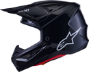 ALPINESTARS SM7 Helmet - Solid - Gloss Black - Small 8301426-1180-S