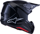 ALPINESTARS SM7 Helmet - Solid - Gloss Black - 2XL 8301426-1180-XXL