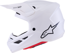 ALPINESTARS SM7 Helmet - Solid - Gloss White - Large 8301426-2180-L
