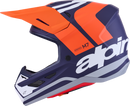 ALPINESTARS SM7 Helmet - Core - Matte Orange/Blue - XS 8301826-408-XS