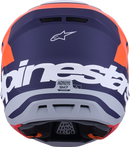 ALPINESTARS SM7 Helmet - Core - Matte Orange/Blue - Small 8301826-408-S