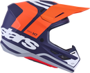 ALPINESTARS SM7 Helmet - Core - Matte Orange/Blue - 2XL 8301826-408-XXL