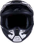 ALPINESTARS SM7 Helmet - Dasher - Matte Black/White - Large 8302226-1121-L