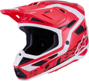 ALPINESTARS SM7 Helmet - Deed - Gloss Red/Black/White - Small 8302426-3139-S