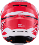 ALPINESTARS SM7 Helmet - Deed - Gloss Red/Black/White - XL 8302426-3139-XL