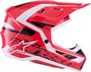 ALPINESTARS SM7 Helmet - Deed - Gloss Red/Black/White - 2XL 8302426-3139-XXL