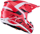 ALPINESTARS SM7 Helmet - Deed - Gloss Red/Black/White - 2XL 8302426-3139-XXL
