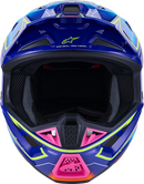 ALPINESTARS SM7 Helmet - Cast - Gloss/Blue/Pink/Yellow Fluo - XS 8302626-7254-XS