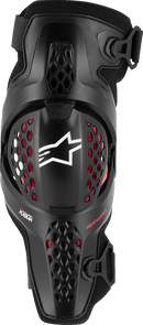ALPINESTARS SX-1 Plasma Knee Guards - Black/Red/Cool Gray - L/XL 6500326-1498-LXL