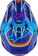 ALPINESTARS SM7 Helmet - Cast - Gloss/Blue/Pink/Yellow Fluo - 2XL 8302626-7254-XXL