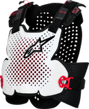 ALPINESTARS A-4 Plasma Roost Guard - Black/Red/White - XL/2XL 6500526-132-XLX
