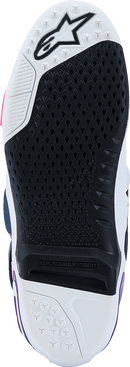 ALPINESTARS Tech 10 Boots - White/Violet/Navy/Pink Fluorescent - US 7 / EU 40.5 2010020-2780-7