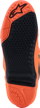 ALPINESTARS Tech 10 Supervented Boots - Fluorescent Orange/Black/White - US 10 / EU 44.5 2010520-4512-10