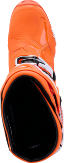 ALPINESTARS Tech 10 Supervented Boots - Fluorescent Orange/Black/White - US 8 / EU 42 2010520-4512-8