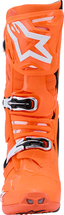 ALPINESTARS Tech 10 Supervented Boots - Fluorescent Orange/Black/White - US 13 / EU 48 2010520-4512-13