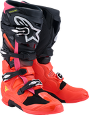 ALPINESTARS Tech 7 Boots - Black/Fluorescent Red/Fluorescent Pink - US 9 / EU 43 2012025-1576-9