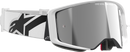 ALPINESTARS GOGGLES Supertech Goggle - Corp - White - Silver Mirror Lens 5100325-2055