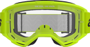 ALPINESTARS GOGGLES Vision 3 Goggle - Wordmark - Yellow - Clear Lens 5103325-5038